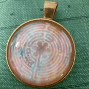 Labyrinth Pendant 5