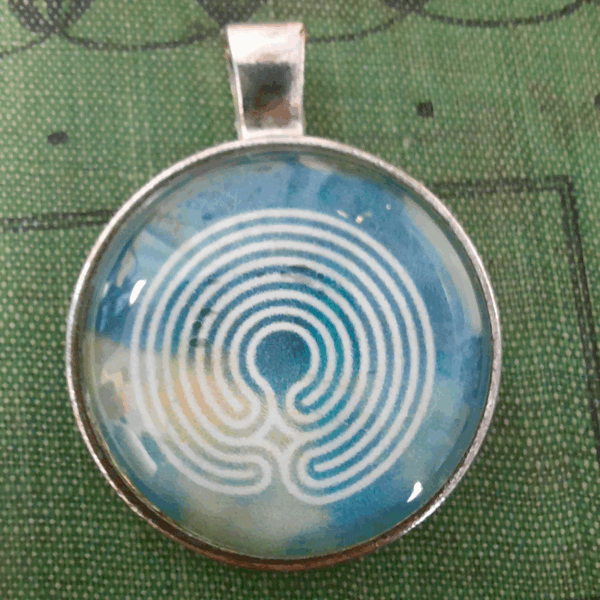 Labyrinth Pendant 2