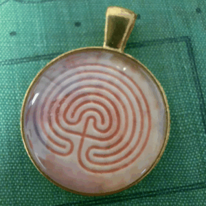 Labyrinth Pendant 9