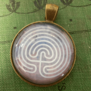 Labyrinth Pendant 7