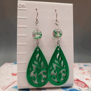 Green Vine Earrings