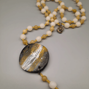 Yellow Nebula Necklace